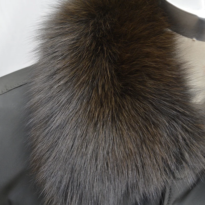 Мужской меховой воротник из натурального Лисьего меха зимние шарфы воротники