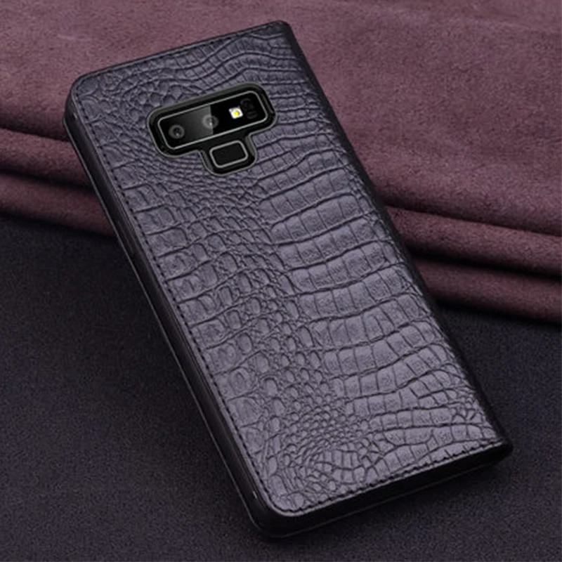 Эксклюзивная распродажа роскошный чехол из натуральной кожи для Samsung Galaxy Note 9