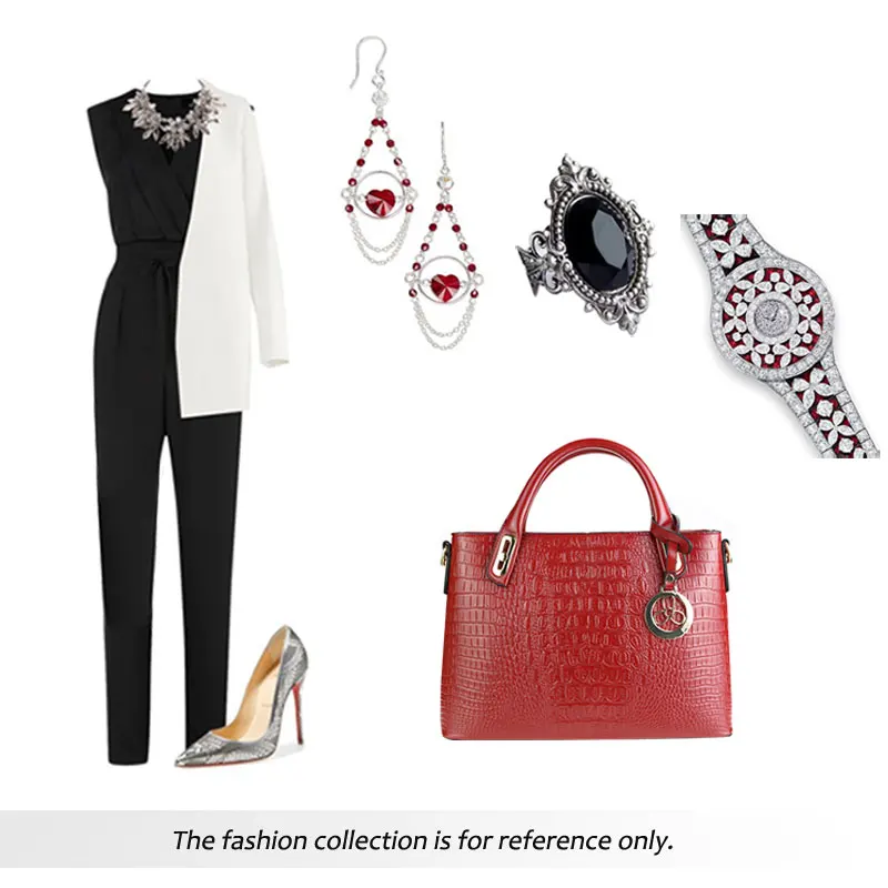 ZackRita Women NEW Fashion Red Leather Business Casual Work Big Tote Handbag Hand Bags with Shoulder Strap Bolsa Feminina B3 | Багаж и