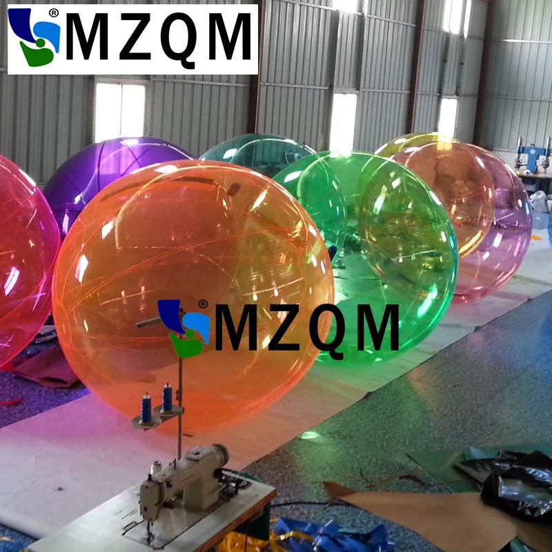 Beste MZQM Gratis Verzending 2.0m Outdoor Sport Water Lopen Bal Zorb Bal Opblaasbare Water Bal Menselijke Hamster Bal Te Koop