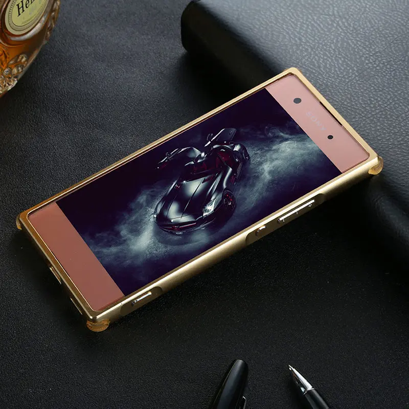 Противоударный чехол для sony XA1 Plus XA1Plus, алюминиевая металлическая рамка с Карбоновым волокном, Жесткий Чехол для sony Xperia XA1 Plus, чехол