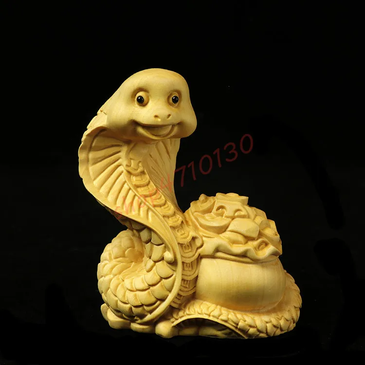 

Natural boxwood, pure hand-carved twelve zodiac decorations, exquisite crafts decorations