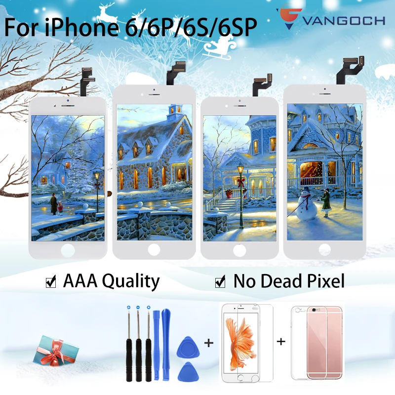 Класс AAA ЖК дисплей для iPhone 5C 6 Plus в сборе Замена S с 3D сенсорным экраном бесплатный