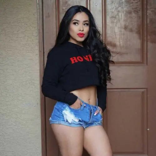 Женский укороченный топ с буквенным принтом свитшот длинным рукавом худи и |