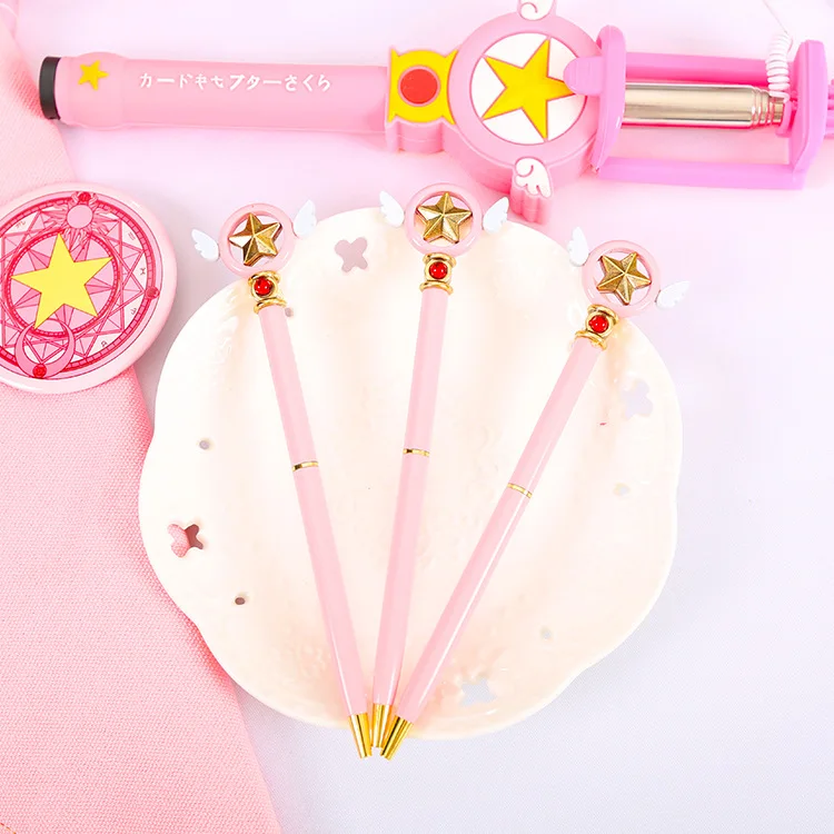 Косплэй Card Captor Sakura действие напечатанный рисунок Сакура волшебная палочка крыло