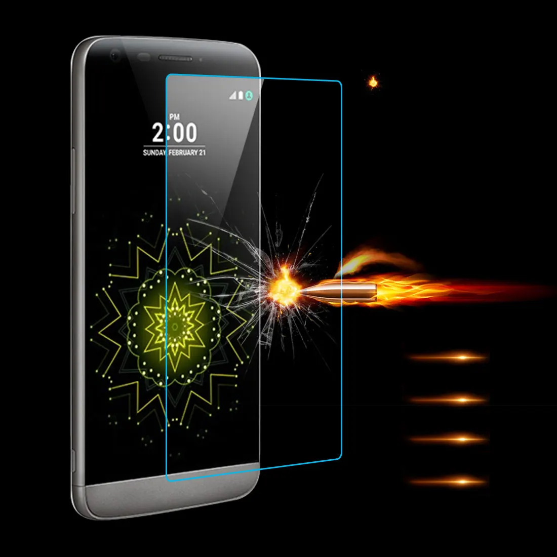 Закаленное стекло премиум класса Etmakit 0 33 мм для LG G5 G6 K4 K8 2017 Защитная пленка