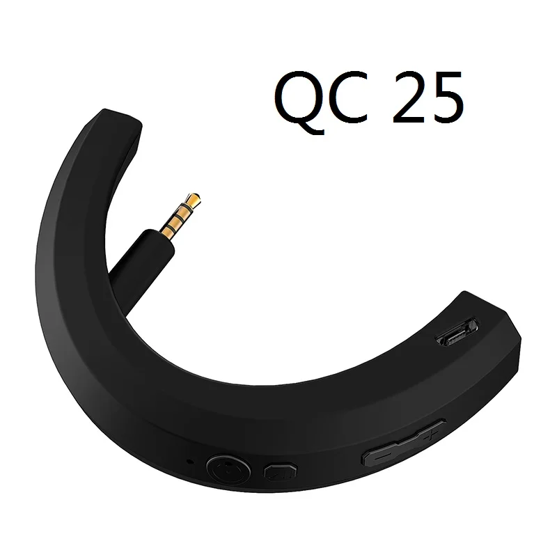 Black QC25 Портативный адаптер для наушников Bose quietкомфорт 25(QC25) и наушников(QC15) беспроводной Bluetooth адаптер для Bose - Цвет: Black QC25