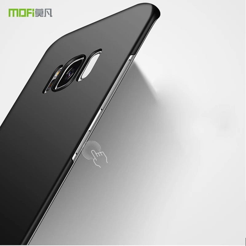 Роскошный тонкий жесткий чехол для Samsung galaxy S8/S8 Plus твердый цветной защитный