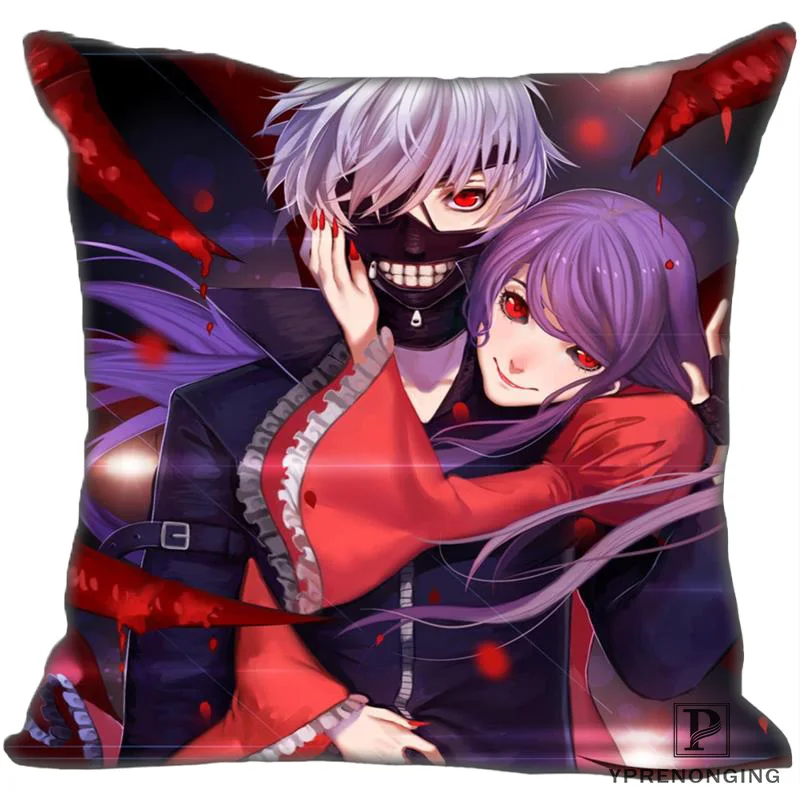 Pillowcase Для наращивания с лучшими продажами от tokyo_ghoul_kaneki_(1)@ Подушка Чехол Спальня дома квадратная Наволочка на молнии(с одной стороны)#190404-1 до 12 лет - Цвет: Pillowcase