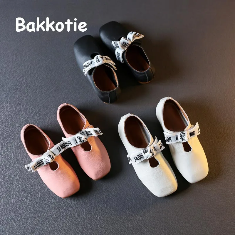 Bakkotie Мода 2017 г. осень для маленьких девочек без каблука Туфли принцессы
