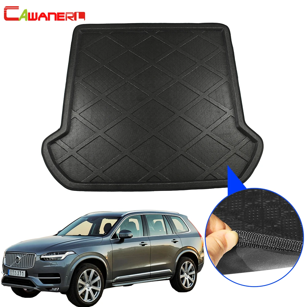 

Cawanerl Car Styling Tail Trunk Mat Tray Boot Liner Luggage Mud Carpet Cargo Protector Pad For Volvo XC90 2003-2013