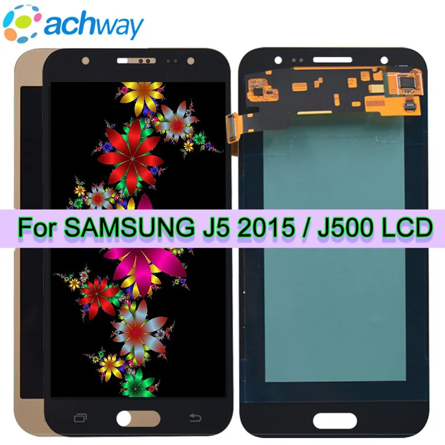 Купи AMOLED J5 2015 экран для Samsung Galaxy J5 J500 J500F J500FN J500M J500H 2015 ЖК-дисплей с сенсорным экраном дигитайзер в сборе за 2,639 рублей в магазине AliExpress