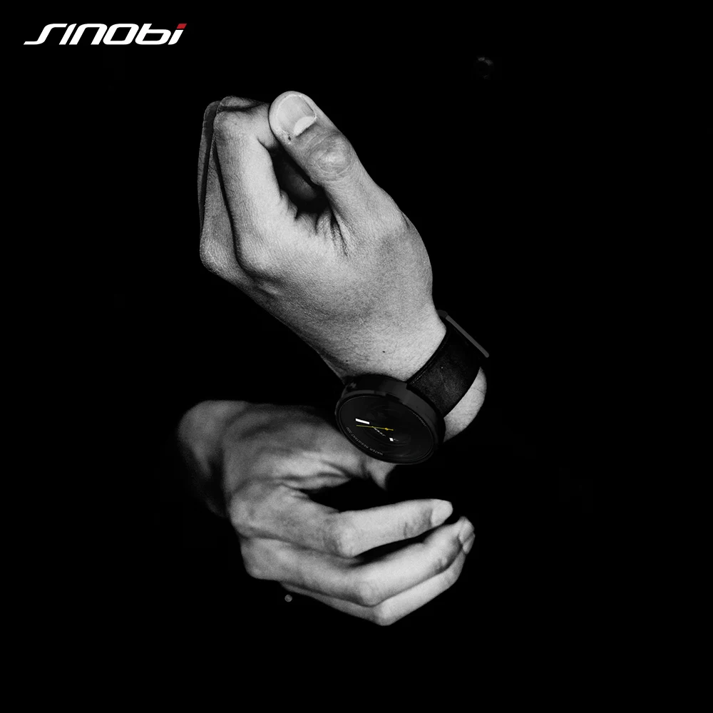 Роскошные Брендовые мужские спортивные часы SINOBI Мужские Простые армейские