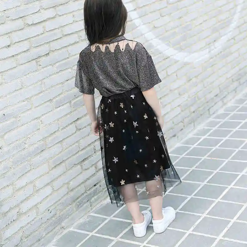 Футболка с коротким рукавом и юбка-пачка для девочек-подростков | Мать ребенок