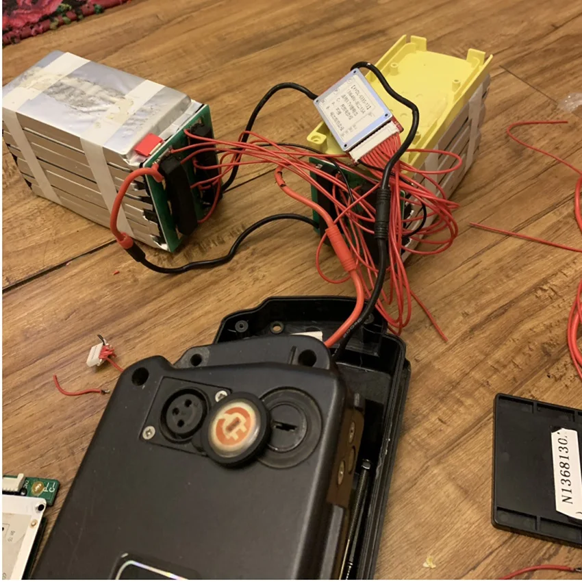 7S 24V 10S 36V 13 V 48V 14S 52V литий-ионная Lipo ионная плата для защиты аккумулятора, зарядный общий порт 15A ebike BMS PCM Packs motor