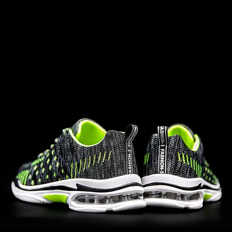 

MIUBU Summer Men Sneakers Fashion Breathable Casual Shoes Lace Up Trainers Male Anti Slip Shoes Zapatillas Deportivas Hombre