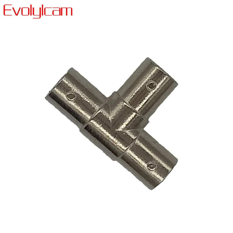 

Evolylcam 10pcs/lot BNC Female To Dual/2 Female T-Splitter Connectors Adapter For CCTV Security Surveillance System Accessories