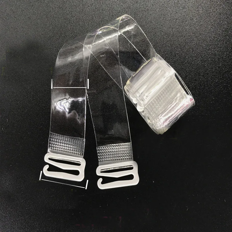 La MaxPa 1 пара прозрачных бюстгальтеров из ТПУ с пряжкой и ремнем женские прозрачные