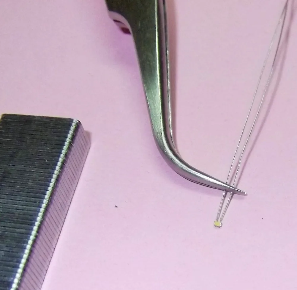 F0402W белый 0 28 мм Micro Litz Проводные провода 20 шт. предварительно припаянные SMD