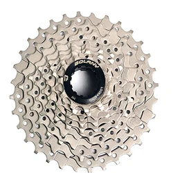 Bolany Горячая велосипедная обгонная муфта 11-32 T Прочная сталь 9 скоростей MTB и дорожный велосипед Кассетный Маховик совместимый - Color: Silver