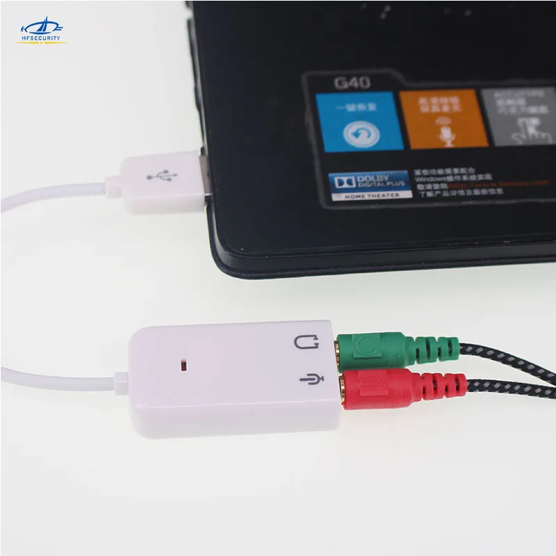 HFSECURITY внешняя звуковая карта USB 7 1 канальный аудио адаптер без драйвера