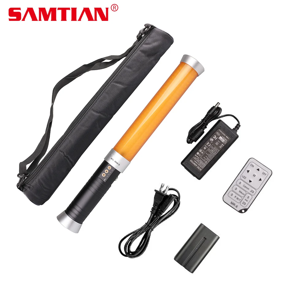 SAMTIAN MTL-MINID, портативный ручной светодиодный светильник для видео, волшебная ламповая лампа, светильник для фотосъемки, для видеостудии, камеры, фотосессии