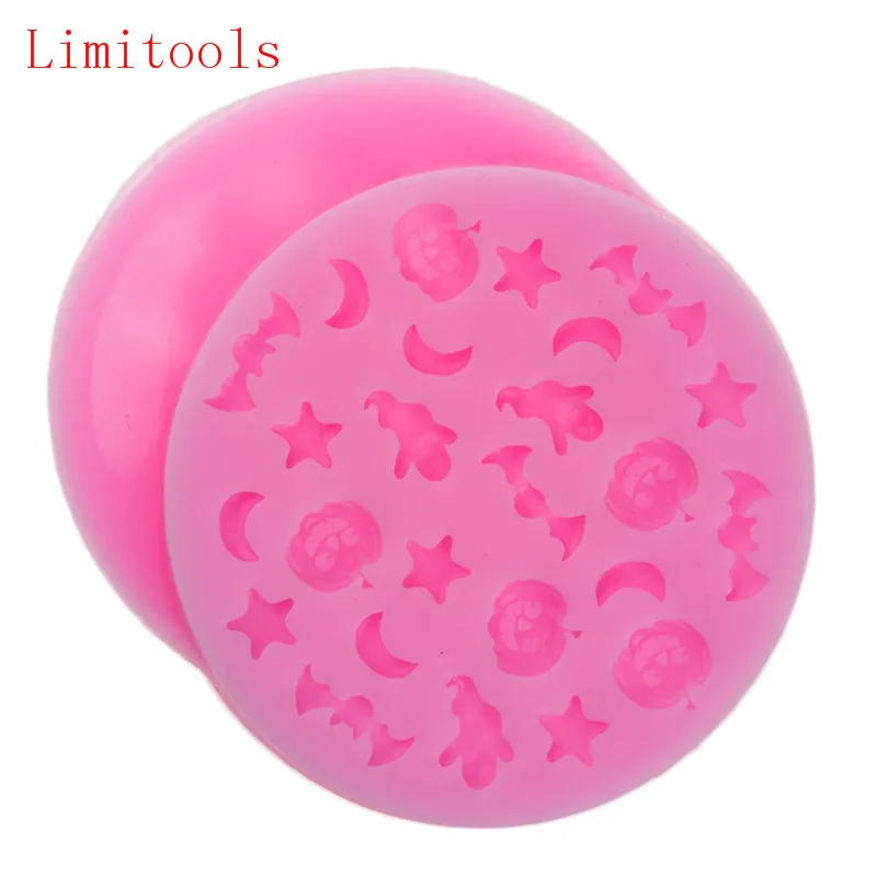 Инструменты для тортов Хэллоуин тема силиконовые формы Fondant (сахарная) подарок