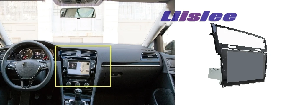 Для Volkswagen VW Golf 7 Golf7 5G MK7 2012~ автомобиль мультимедиа, ТВ DVD GPS Радио Навигация Liislee Advanced большой Экран Navi