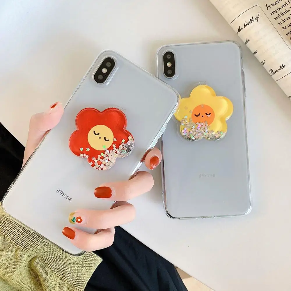 Силиконовый жидкий цветок чехол для iphone 8 plus 7 Plus телефона 6 S 6s X XR XS Max защитный Capinha