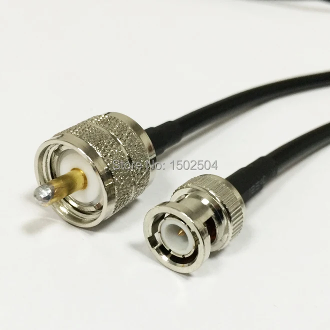 Новый UHF штекер соединитель переключатель BNC Конвертор RG58 по оптовой цене Быстрая