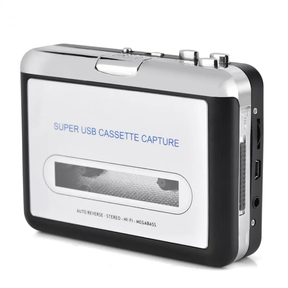

USB Кассетная лента для ПК MP3 CD переключатель преобразователь Захват аудио музыкальный плеер с наушниками