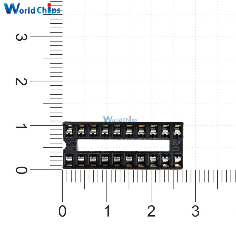 10 шт. 20 Pin 20PIN DIL DIP IC Socket PCB Mount Contor Новый|ic socket|dip socket |
