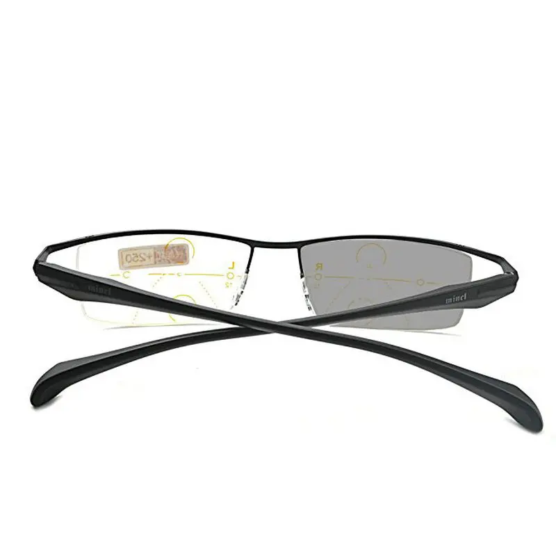 MINCL/ Sun Photochromic Progressive Multifocal Business Reading Glasses Mens Adjustable Vision Eyewear NX | Аксессуары для одежды