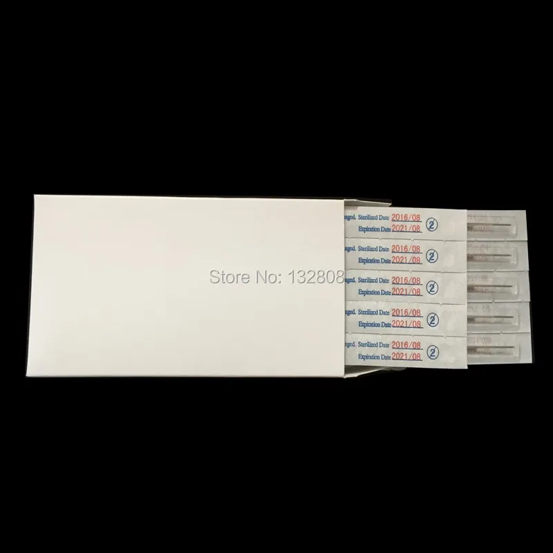 

50PCS Professional 1RL Tattoo Needles Disposable Assorted Sterile 1 Round Liner Needles 0.35mm Tattoo Supply Free Shipping