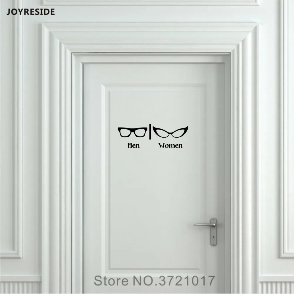 Виниловая наклейка на стену в стиле унисекс XY079|sticker decoration|toilet doorhome decor |