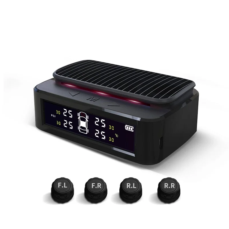 TPMS автомобильный внешний Солнечный монитор давления в шинах с подсветкой ЖК-дисплей цветной экран в режиме реального времени монитор давления в шинах датчик давления