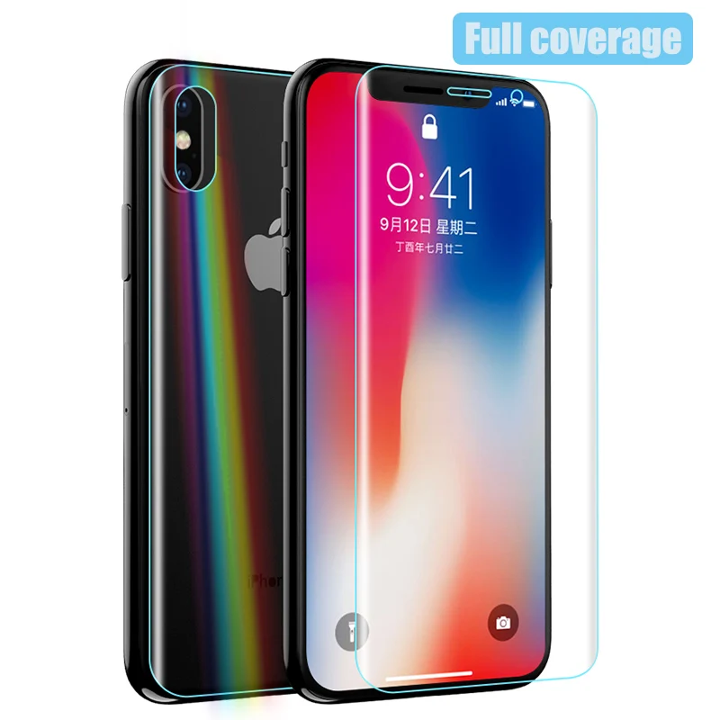 BFOLLOW 5D протектор экрана для iPhone X XS/XR/XS Max мягкий полный охват Прозрачная Передняя