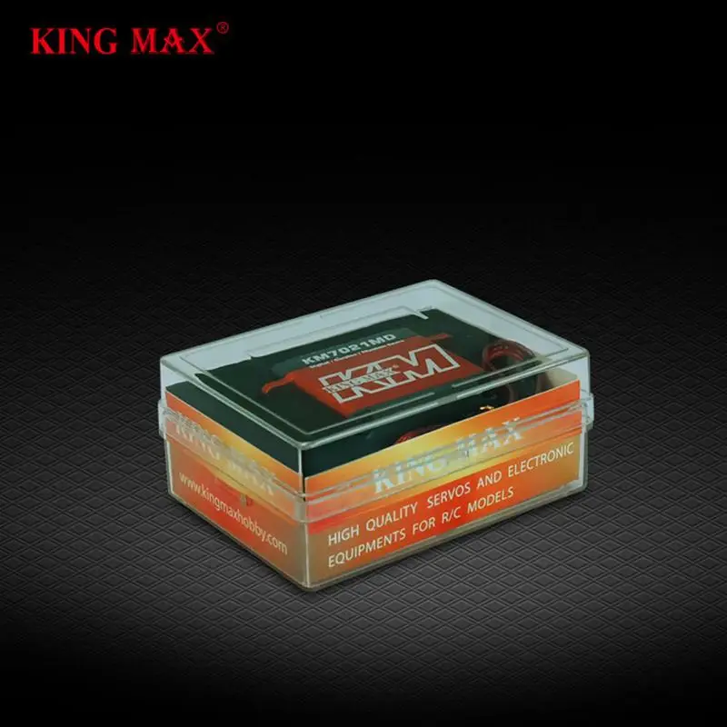 KINGMAX KM7021MD стандартный сервопривод 72 г 21 кг. См полностью металлический чехол