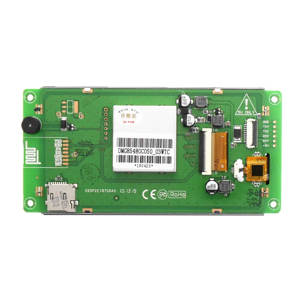 Умный экран DMG85480C050_03W 5 дюймов IPS с последовательным портом 24 битный цветной