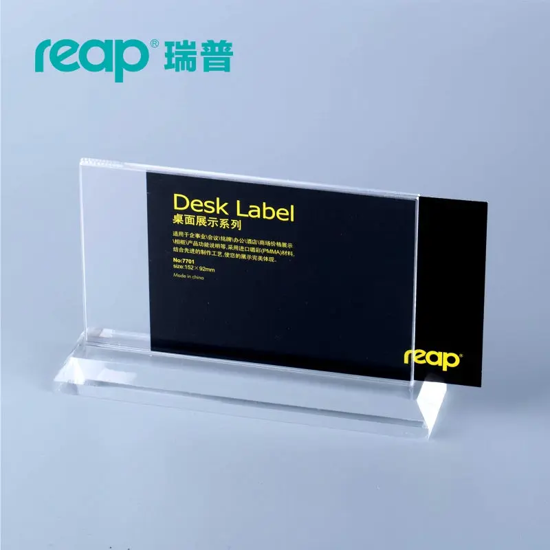 Сбор Микки Мауса Акриловая T-образная настольная табличка Держатель карточка