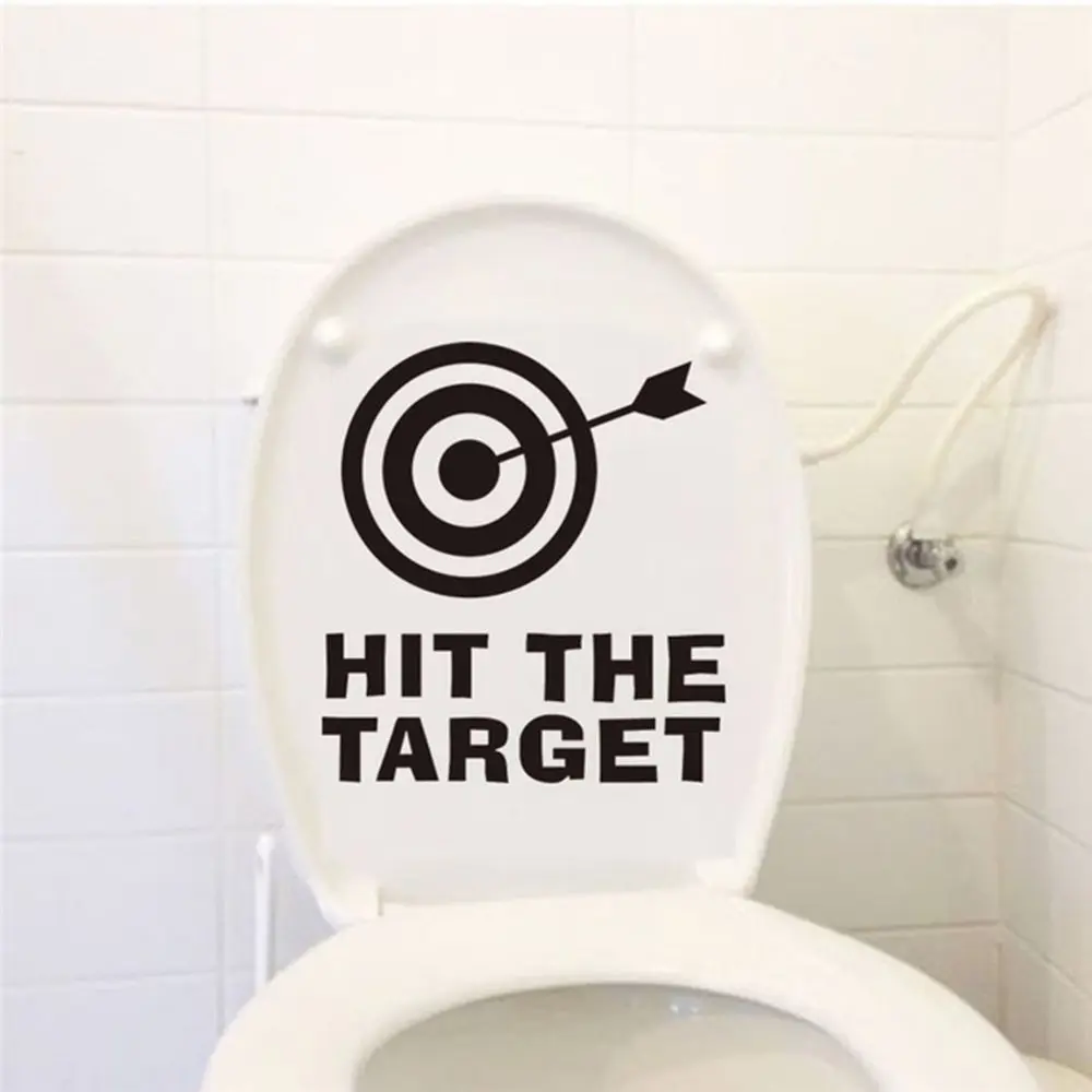 Креативный хит наклейки на сиденья унитаза Виниловая наклейка стену