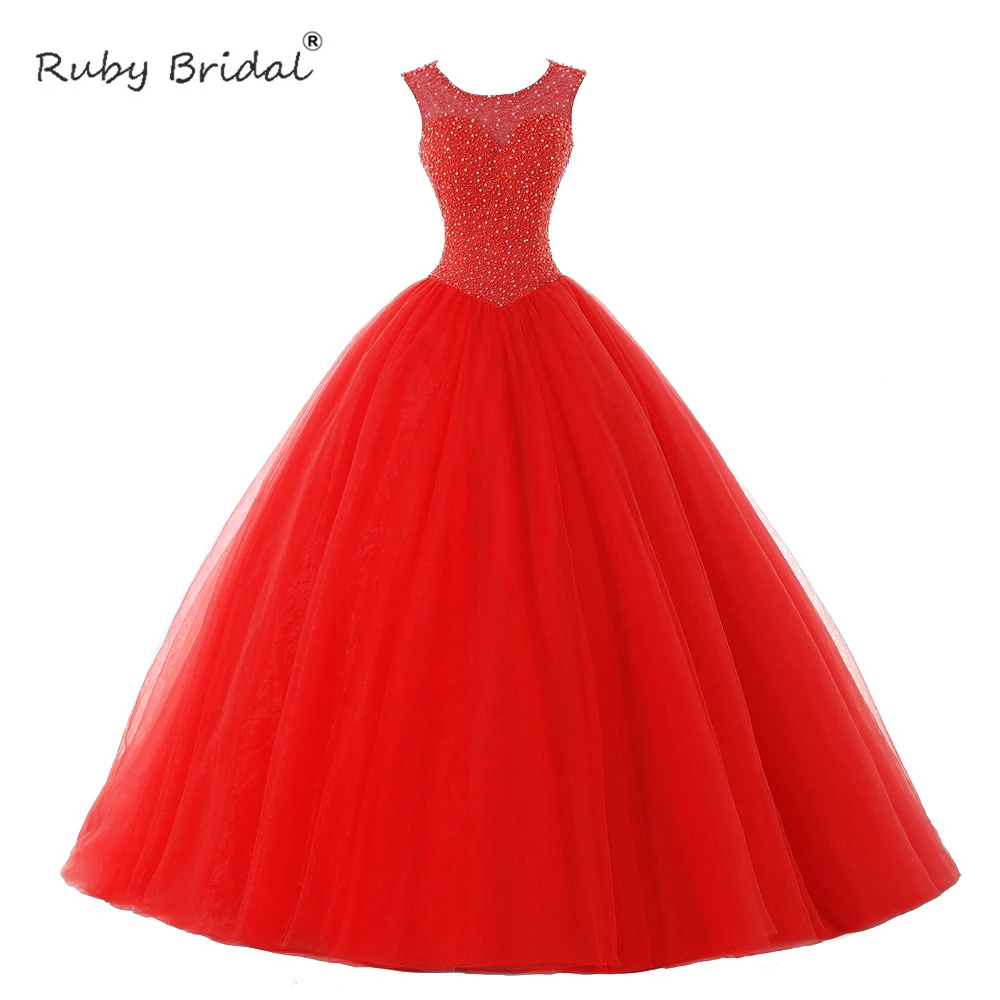 Красные пышные платья для невесты Ruby хит продаж Vestido Debutante Blue Quinceanera бальные