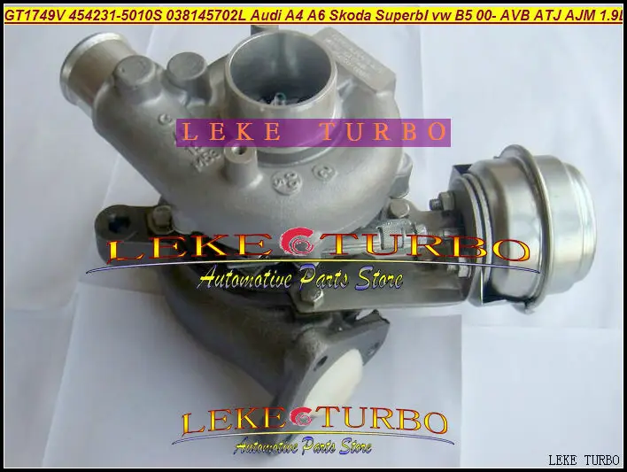Бесплатная доставка GT1749V 454231 5010S 038145702L 028145702R Turbo для AUDI A4 A6 VW Passat Superb AJM BKE AVB ATJ 1.9L TDi|a4