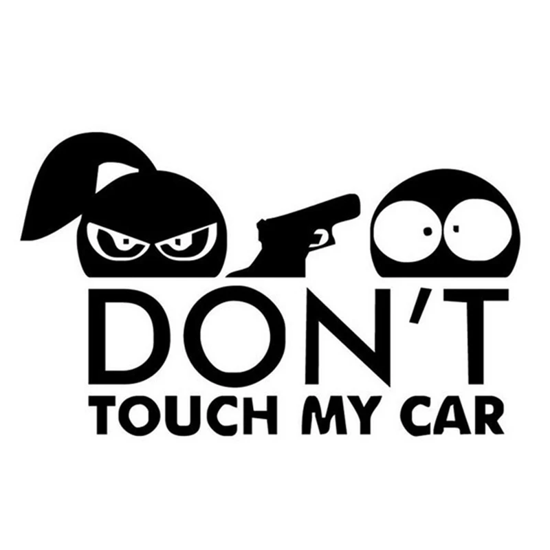 

CS-503#20*12cm Do not touch my car funny car sticker and decal vinyl auto car stickers
