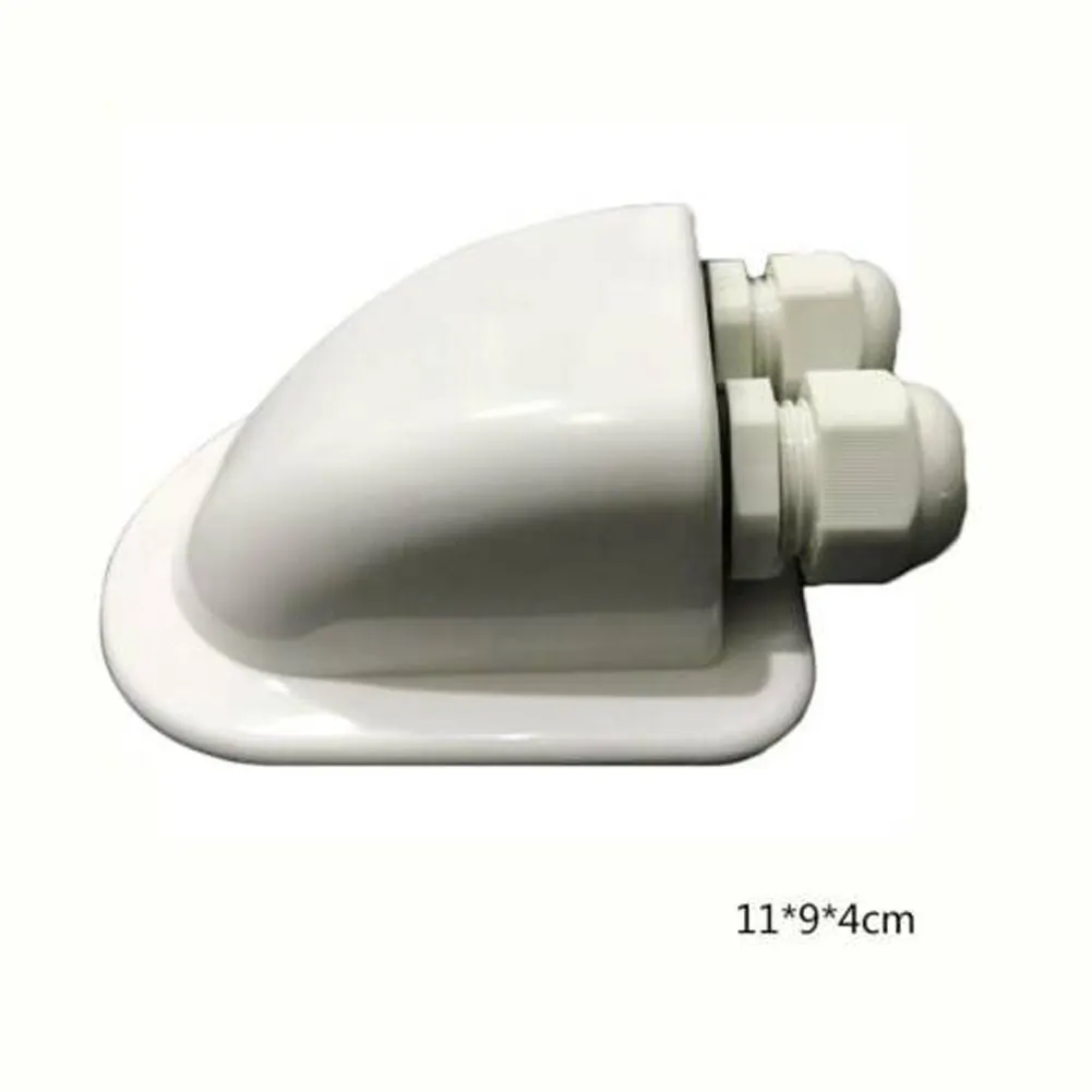 Крепежи для яхты Solar RV ABS кабель входа на крышу двойное отверстие цвет белый |