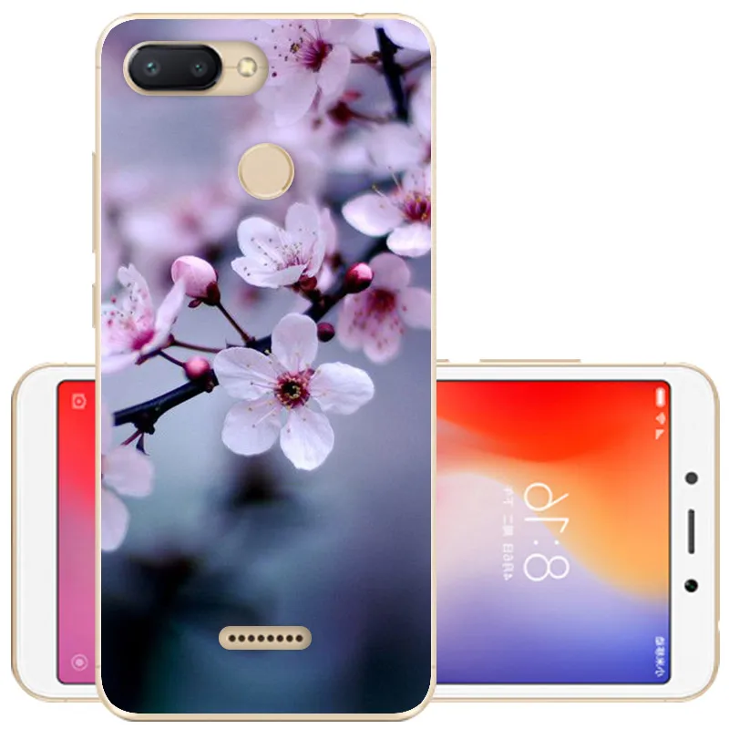 5,4" для Xiaomi Redmi 6 6A чехол для телефона мягкий силиконовый чехол для Redmi 6A TPU Защитный чехол для Xiaomi Redmi 6 A Redmi6 задняя крышка