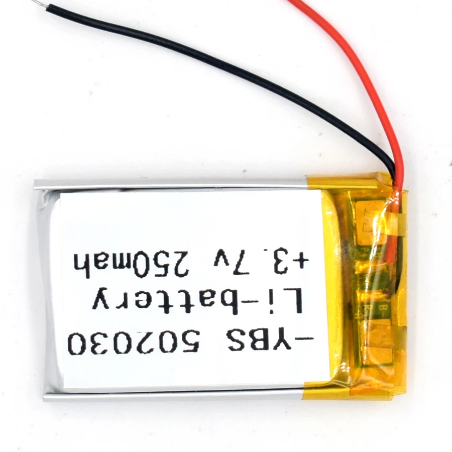 10 шт. литий-полимерные аккумуляторные батареи 3 7 в 250 мАч 502030 литий-ионные для GPS