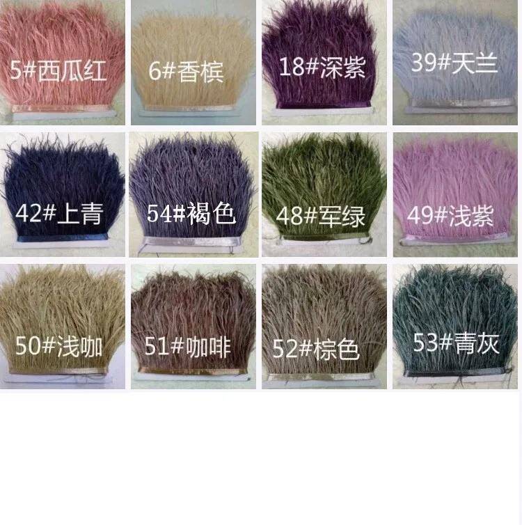 1 ярд/партия искусственная бахрома отделка перьями боа полоса для вечеринки