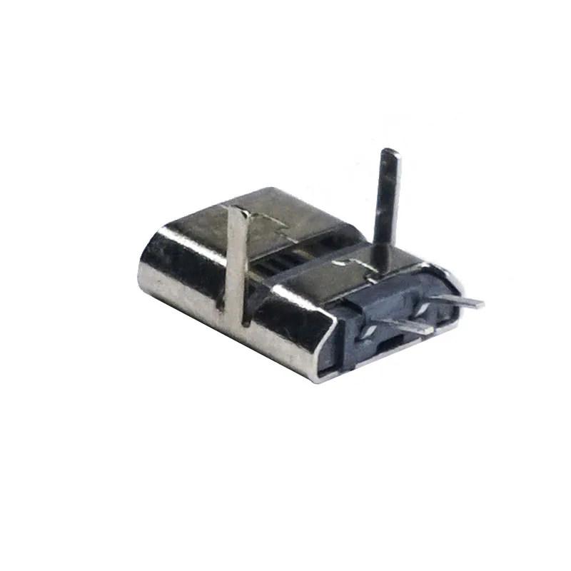 20 шт./лот USB 90 градусов DIP 2 Pin разъемы Micro разъем пластиковый корпус Jack Tail Sockect мини
