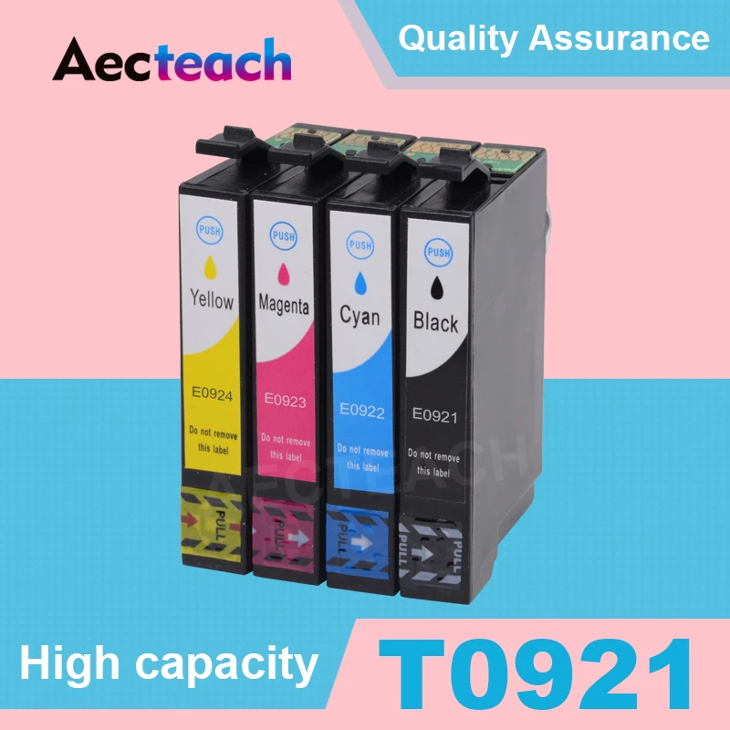 Картридж для принтера EPSON T0921 92N T0921N T26 T27 TX106 TX109 TX117 TX119 C51 C91 CX4300|Чернильные